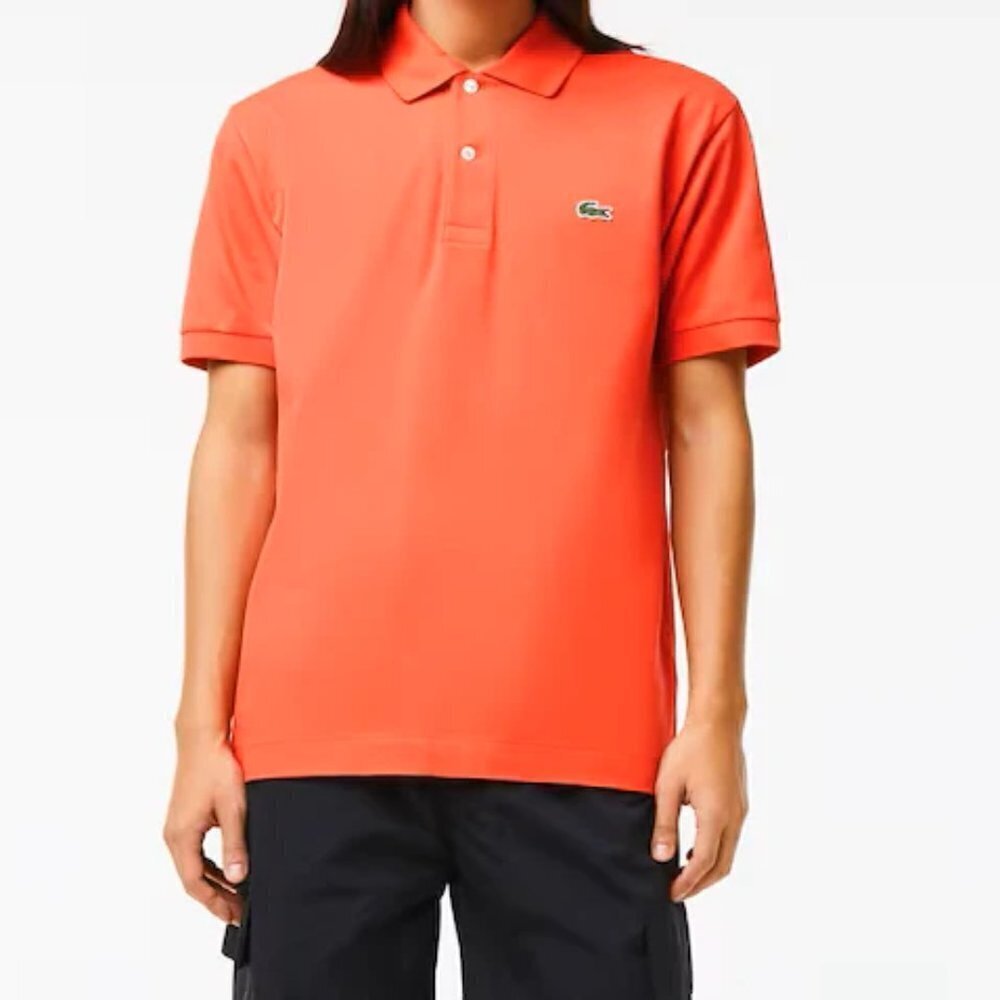 LACOSTE Petit Pique Cotton Polo Shirt Size 6/XLarge